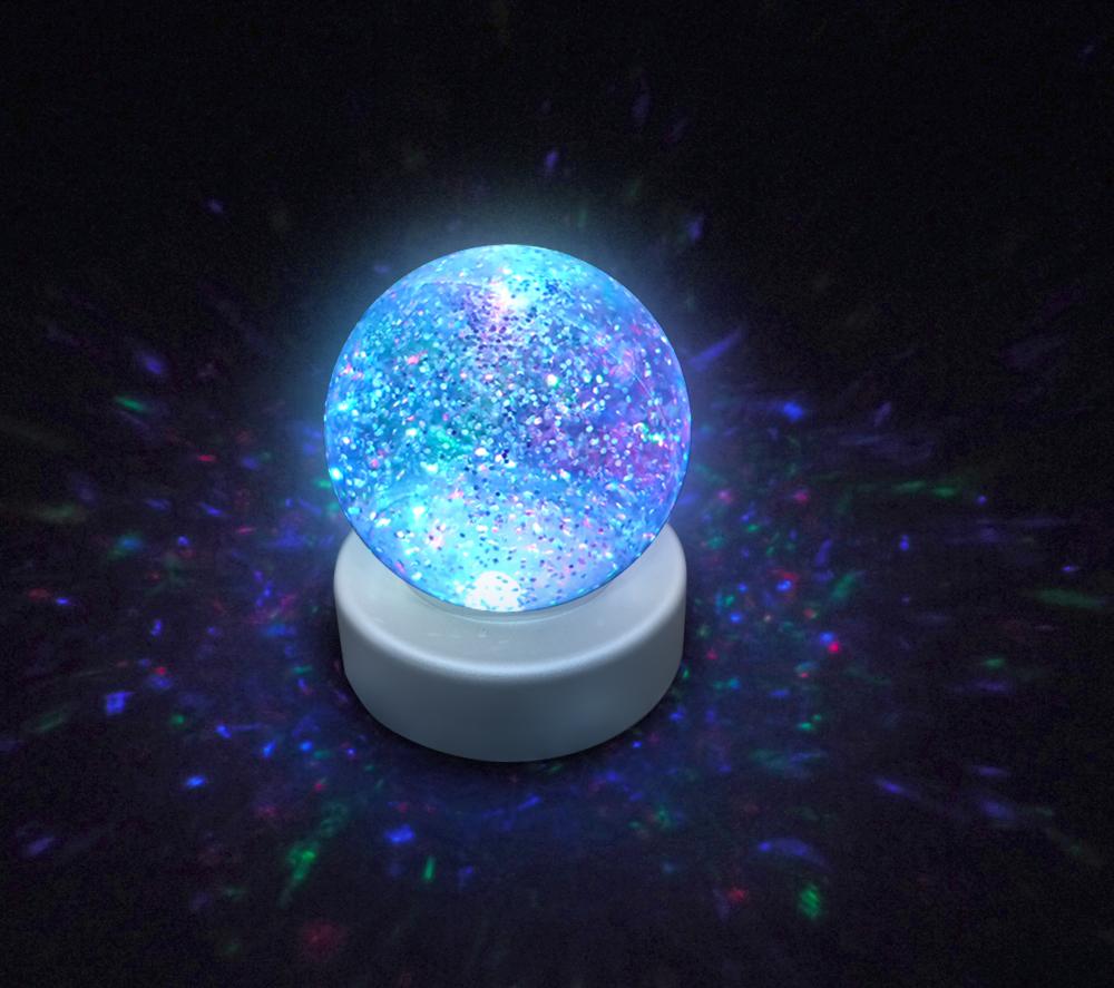 Lampada sfera d'acqua con glitter – MondoSnoezelen