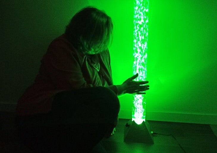 Piccole apparecchiature facili da trasportare per la stimolazione multisensoriale - Snoezelen in ambienti diversi e a domicilio