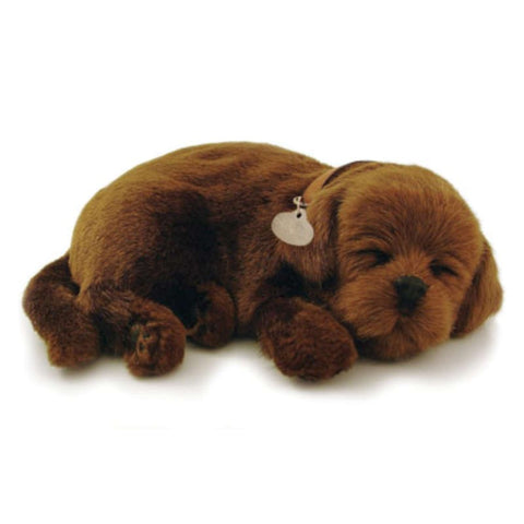 Respira - peluche cagnolino LABRADOR CIOCCOLATO