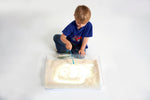 vaschetta per giochi sensoriali con la sabbia o l'acqua