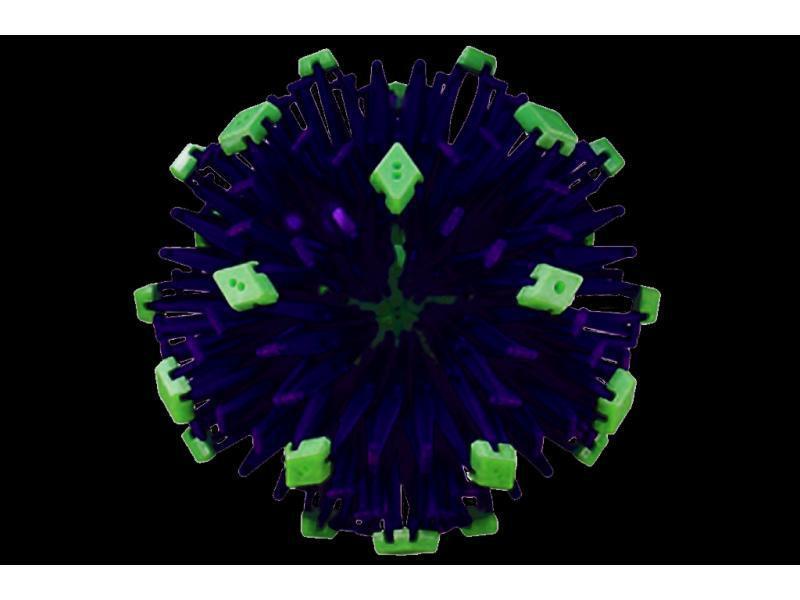 sfera di Hoberman fluorescente