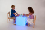 tavolo-cubo per giochi sensoriali