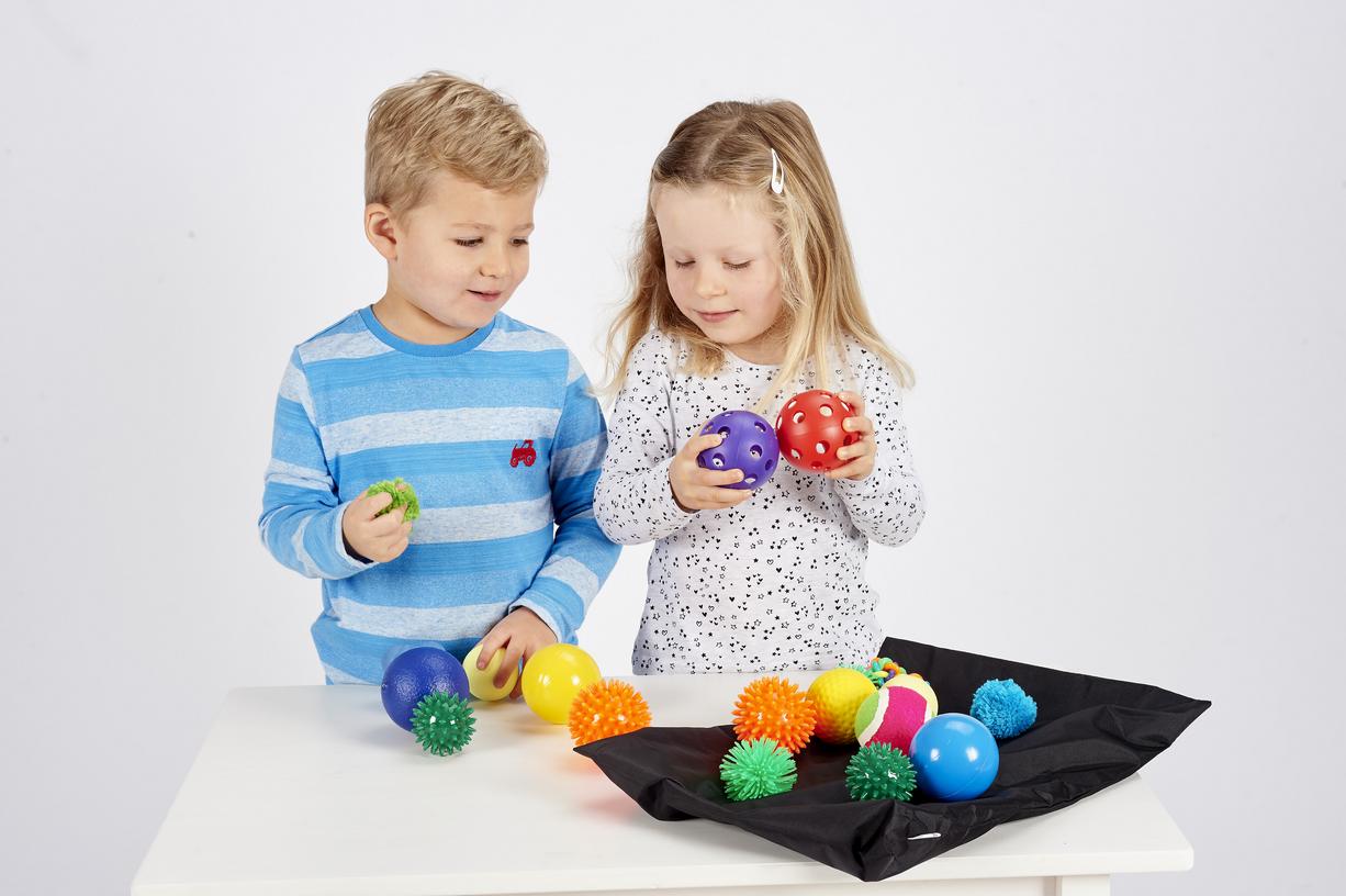 set di 20 palline tattile per lo sviluppo e apprendimento attraverso i sensi