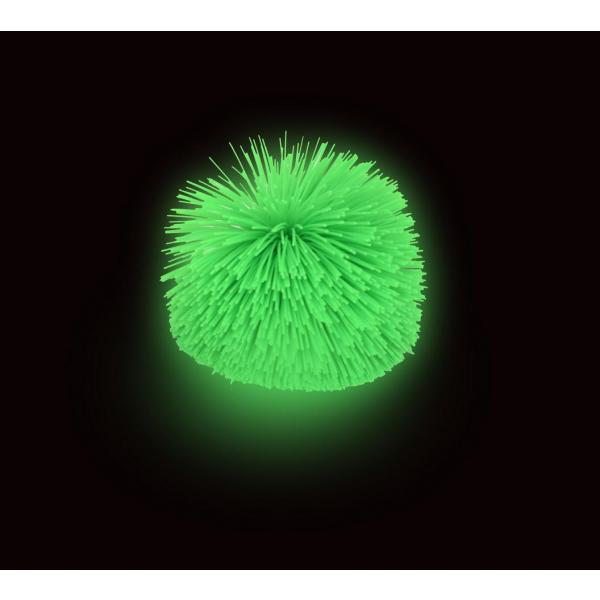 palla Koosh che si illumina con la luce UV - giocattolo fidget tattile 