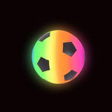 palla che diventa fluorescente con luce UV per giochi sensoriali