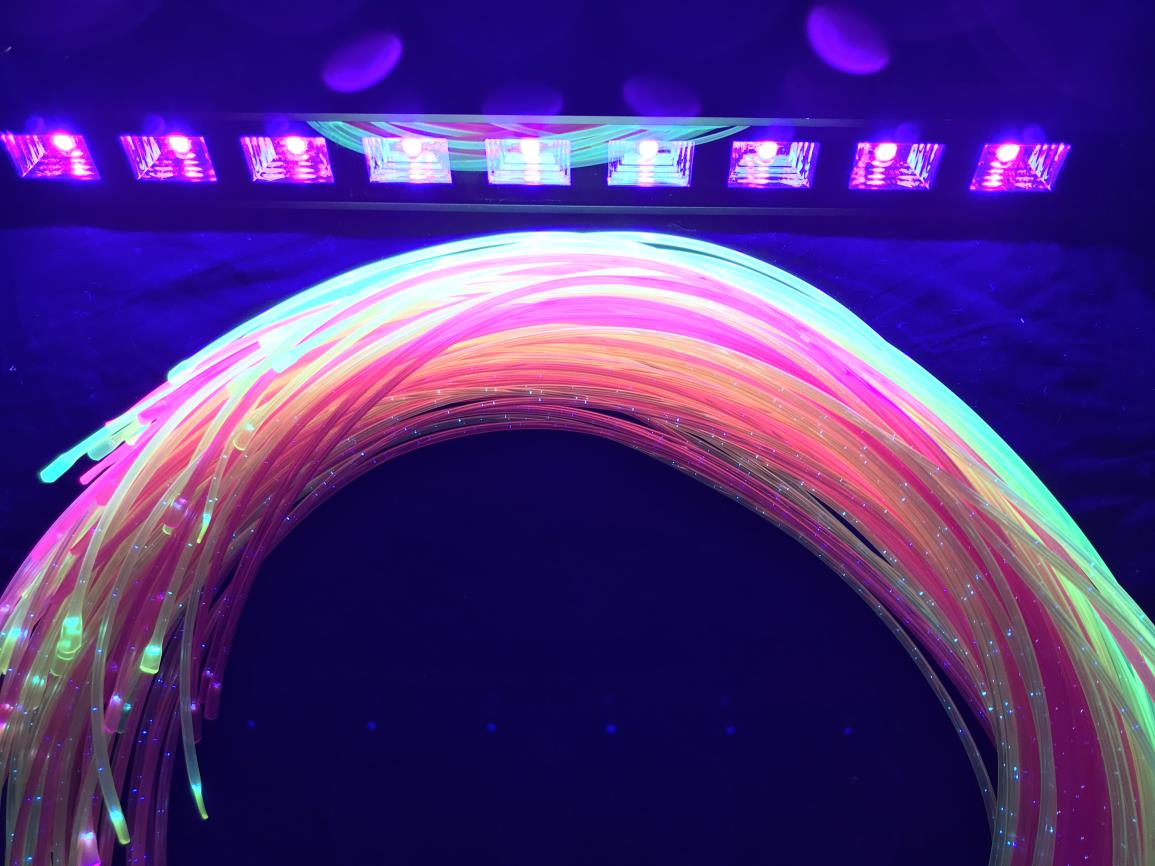 fibre ottiche con luce UV per stanza Snoezelen